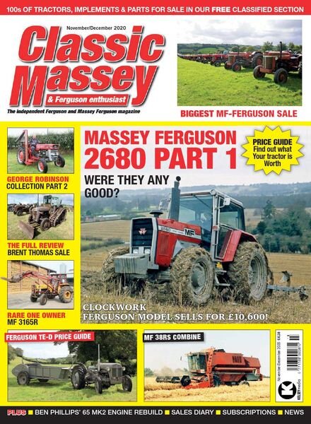 Classic Massey – November-December 2020 Cover