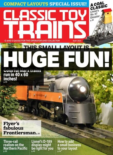 Classic Toy Trains – May 2021 Cover