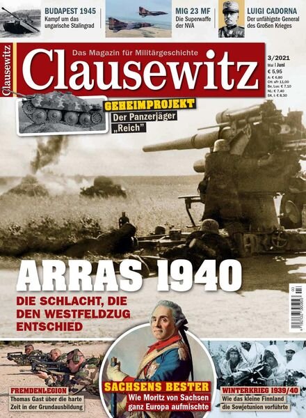 Clausewitz – April 2021 Cover