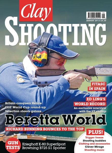 Clay Shooting – August 2013 Cover