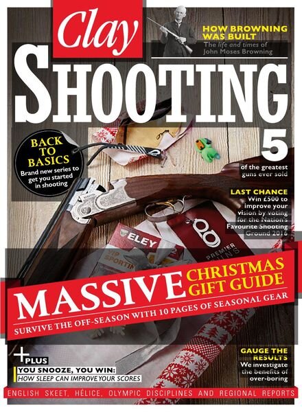 Clay Shooting – December 2016 Cover