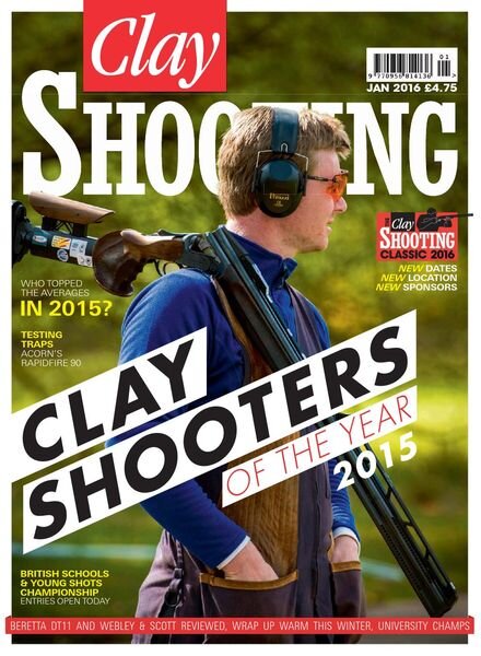 Clay Shooting – January 2016 Cover