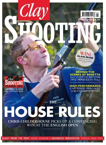 Clay Shooting – July 2016 Cover