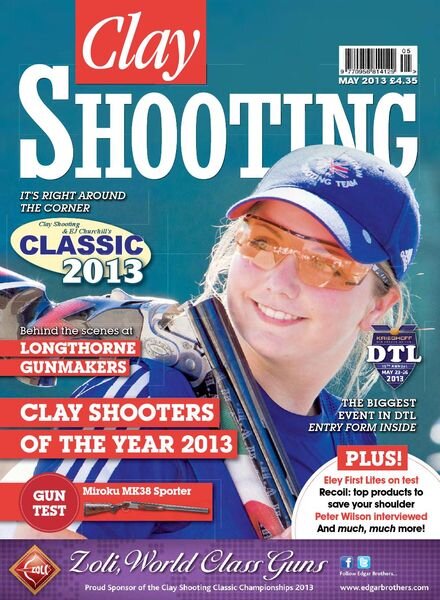Clay Shooting – May 2013 Cover