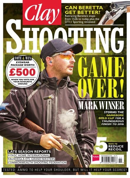 Clay Shooting – November 2016 Cover