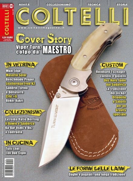 Coltelli – aprile 2021 Cover