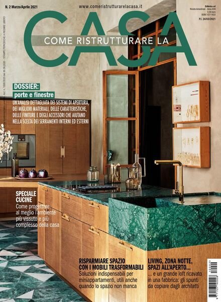 Come Ristrutturare la Casa – Marzo-Aprile 2021 Cover