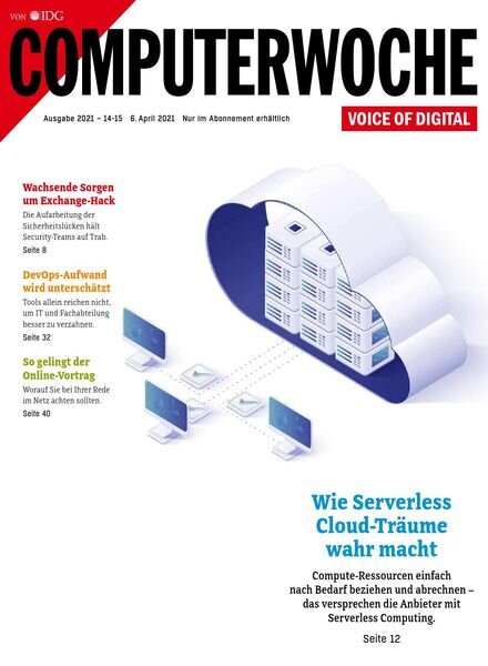 Computerwoche – 03 April 2021 Cover