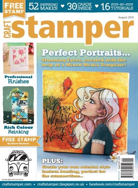 Craft Stamper – Issue 183 – August 2015 Cover