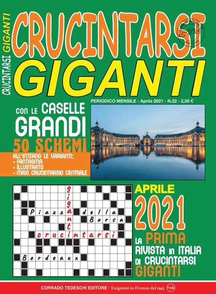 Crucintarsi Giganti – aprile 2021 Cover