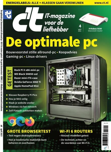 c’t Magazine Netherlands – april 2021 Cover