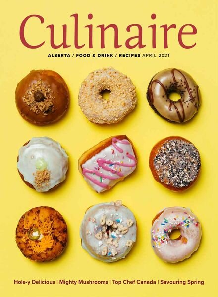Culinaire Magazine – April 2021 Cover