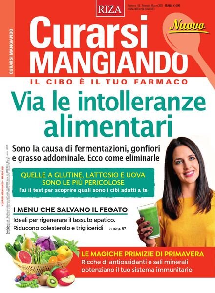 Curarsi Mangiando – Marzo 2021 Cover