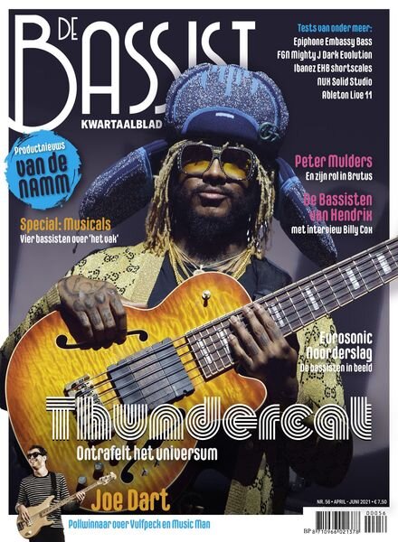 De Bassist – april 2021 Cover