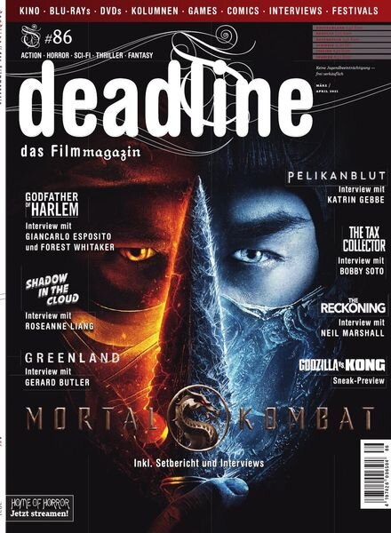 Deadline – Marz-April 2021 Cover