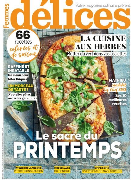Delices de Femmes d’Aujourd’hui – Avril 2021 Cover