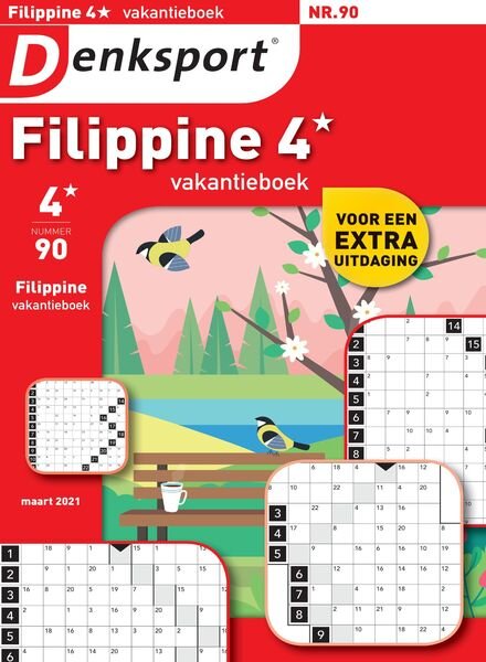 Denksport Filippine 4 Vakantieboek – maart 2021 Cover
