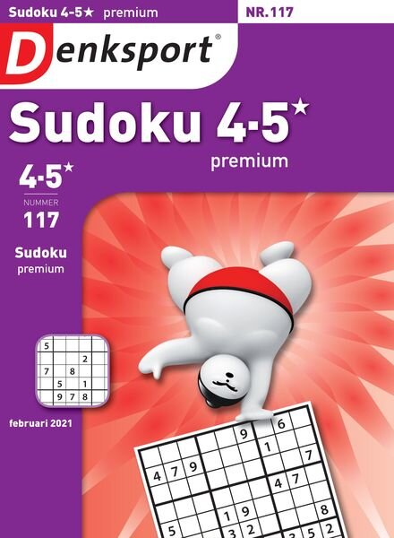 Denksport Sudoku 4-5 premium – 18 februari 2021 Cover