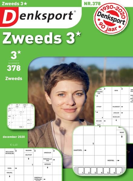 Denksport Zweeds 3 – november 2020 Cover