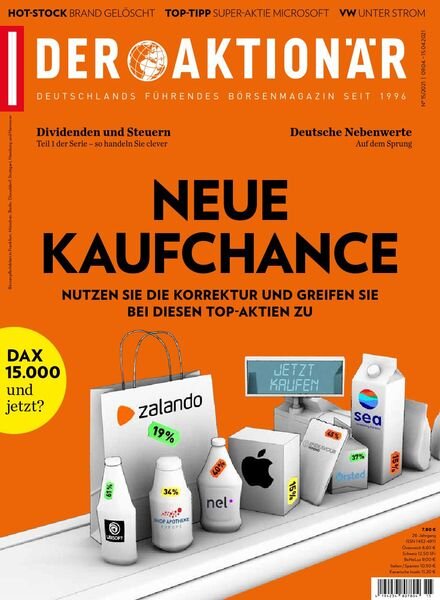 Der Aktionar – 08 April 2021 Cover