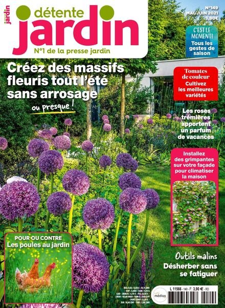 Detente Jardin – Mai-Juin 2021 Cover