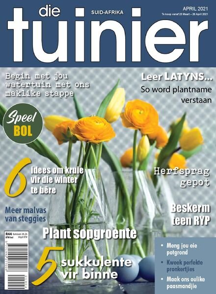 Die Tuinier Tydskrif – April 2021 Cover