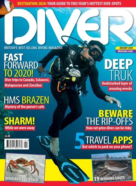 Diver UK – January 2020 Cover