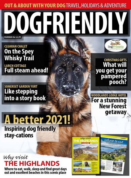 Dog Friendly – Issue 62 – November-December 2020 Cover