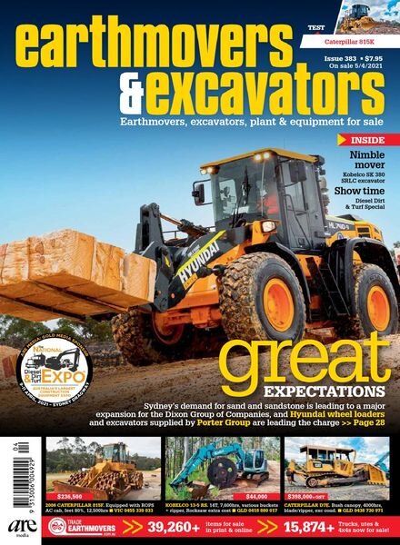 Earthmovers & Excavators – April 2021 Cover