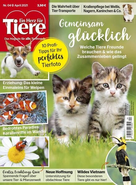 Ein Herz fur Tiere – April 2021 Cover
