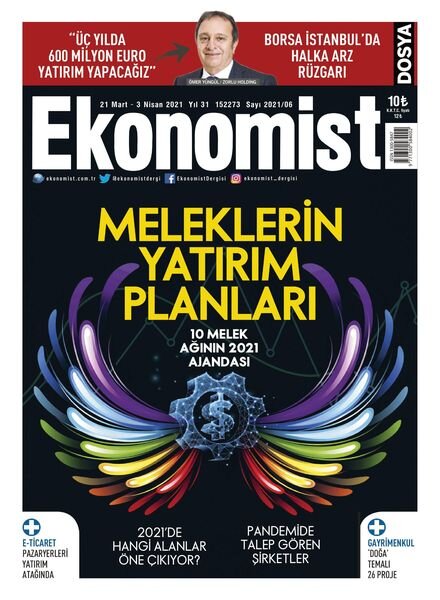 Ekonomist – 20 Mart 2021 Cover
