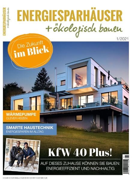 Energiesparhauser + Okologisch bauen – Nr 1 2021 Cover