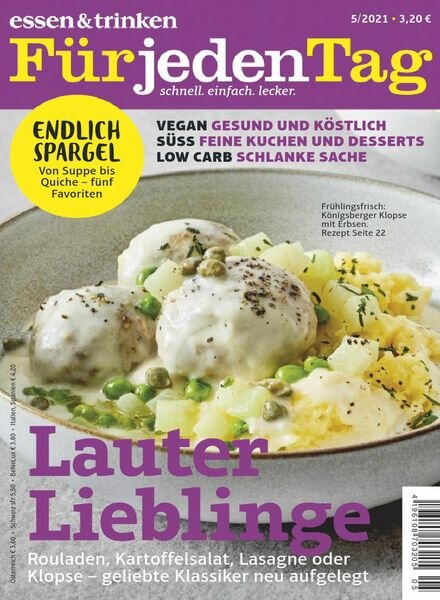 Essen & Trinken Fur jeden Tag – Mai 2021 Cover