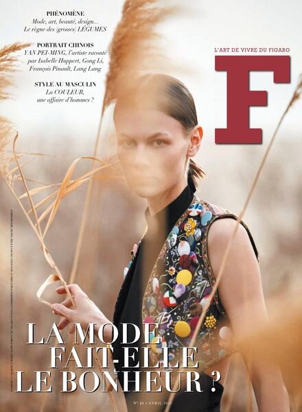F – L’Art de vivre du Figaro N 21 – Avril 2021 Cover