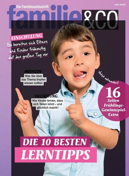 Familie&Co – April 2021 Cover