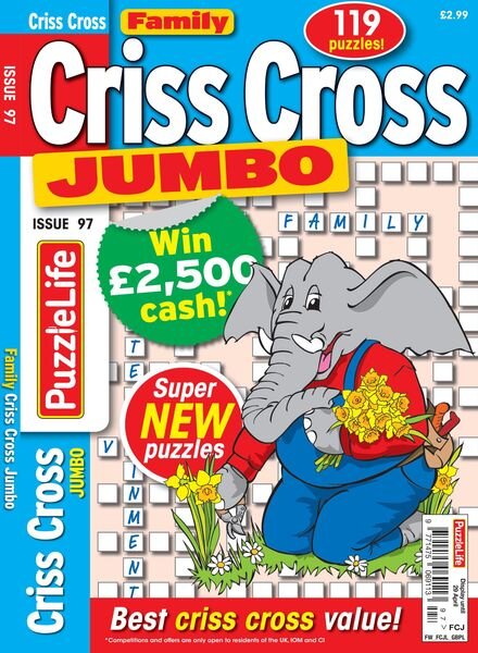 Family Criss Cross Jumbo – April 2021 Cover