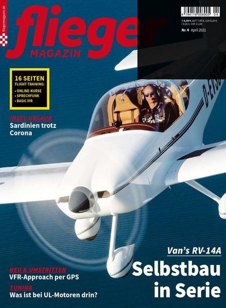 Fliegermagazin – April 2021 Cover