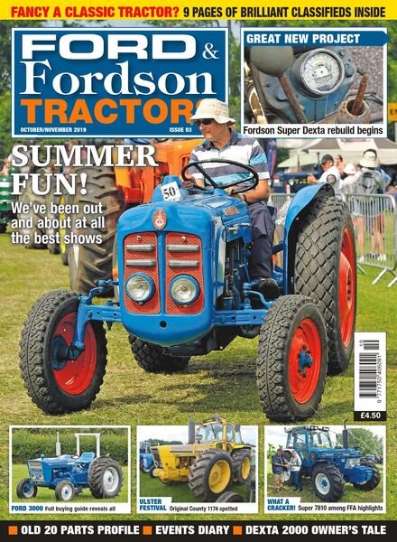 Ford & Fordson Tractors – Issue 93 – October-November 2019 Cover
