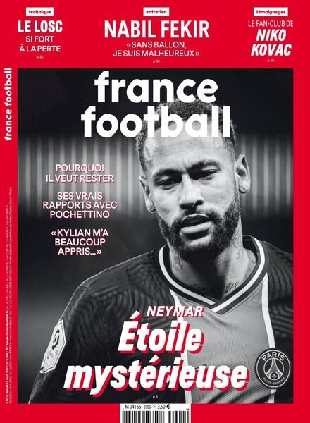 France Football – 13 Avril 2021 Cover