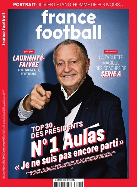 France Football – 30 Mars 2021 Cover