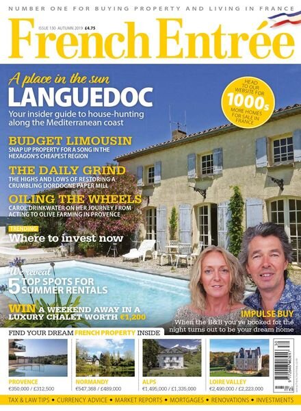 FrenchEntree – Issue 130 – Autumn 2019 Cover