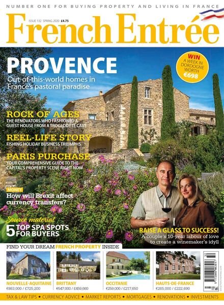 FrenchEntree – Issue 132 – Spring 2020 Cover