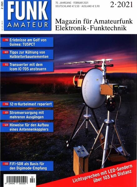 Funkamateur – Februar 2021 Cover