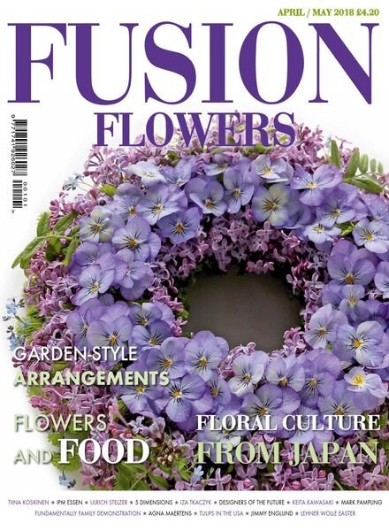 Fusion Flowers – Issue 101 – April-May 2018 Cover