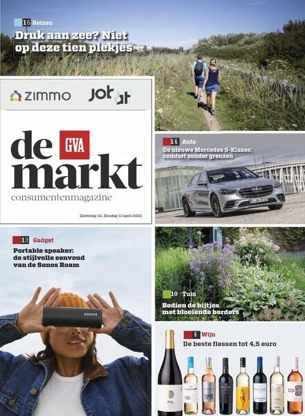Gazet van Antwerpen De Markt – 10 april 2021 Cover