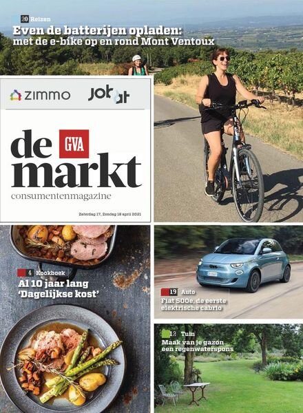 Gazet van Antwerpen De Markt – 17 april 2021 Cover