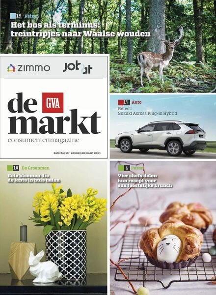 Gazet van Antwerpen De Markt – 27 maart 2021 Cover