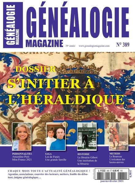 Genealogie – Januar-Fevrier 2021 Cover