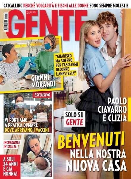 Gente Italia – 17 aprile 2021 Cover