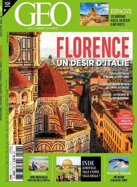 Geo France – Avril 2021 Cover